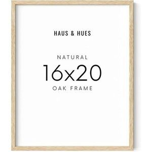 16"x20" Beige Oak Wood Frames Set of 1-16x20 Natural Wood Frames  (Beige Oak)